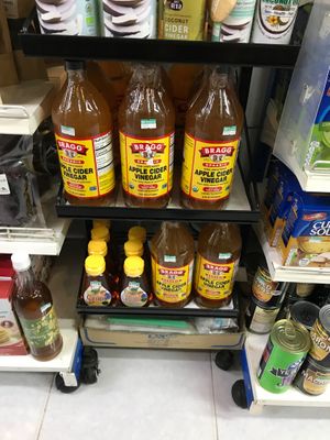Apple cider vinegar at Bang Rak Minimart in Koh Samui