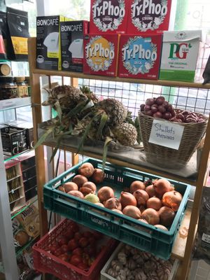 Produce at Bang Rak Minimart in Koh Samui