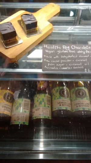 Vegan cake at Real Food - The Central in Central Singapore