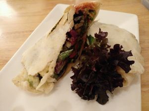 New sourdough wraps! at Real Food - The Central in Central Singapore