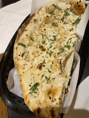 Garlic & Coriander Naan   at Kings Indian Dining in Birmingham