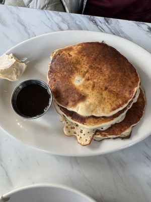 Blueberry pancakes  at Finch & Pine in Seattle