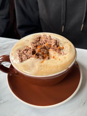 Schokolade Orange Latte  at Finch & Pine in Seattle