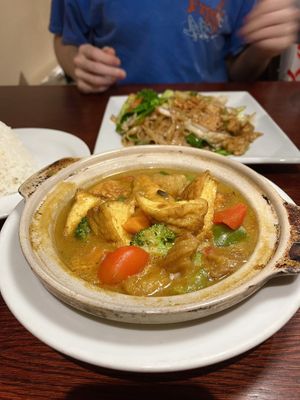 Vegan curry  at Viet Bistro in Leeds