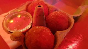 Melenzane Arancini (vg) #Veganuary at Tiro Sicilian Street Food in York