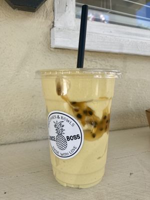 Passion Fruit Smoothie  at Juice Boss in Atascadero