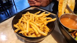 side skinny fries yum at Trail Life Brewing in Grand Junction