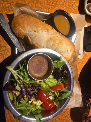 Cubano with au ju and a side salad at Trail Life Brewing in Grand Junction