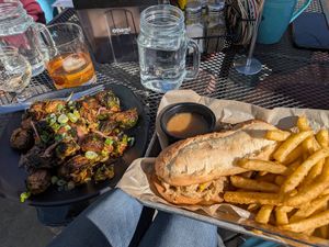 Brussels & vegan Cubano at Trail Life Brewing in Grand Junction