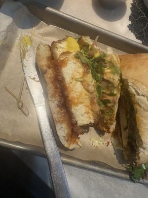 Tofu katsu! So good  at Trail Life Brewing in Grand Junction