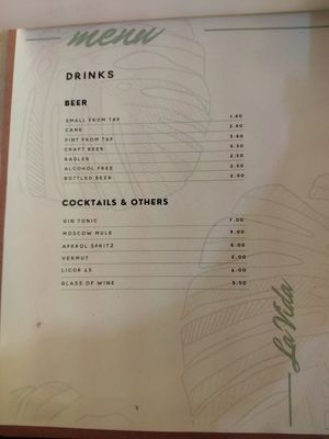 Drinks at La Vida in Denia