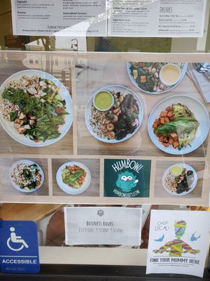 Delicious, healthy, whole food, vegan options at Humbowl in Berkeley