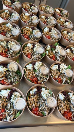 Mediterranean Buddha Bowl  at Oleum Vegan Kitchen in Okinawa