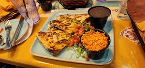 Vegan quesadilla at Papi's Tacos in Ocean City