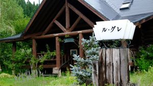 cute little shop in the mountains at Le Gré in Kuroishi