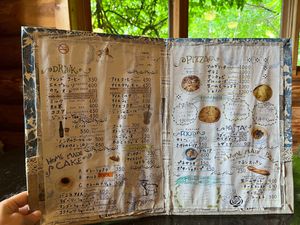 menu (ask about vegan options) at Le Gré in Kuroishi