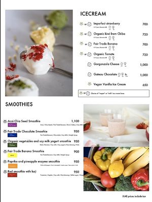 11/01〜 English menu at Haishop Cafe - Shibuya Scramble Square in Tokyo