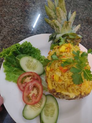 Pineapple fried rice 🍍 at Chay Minh An in Qui Nhon