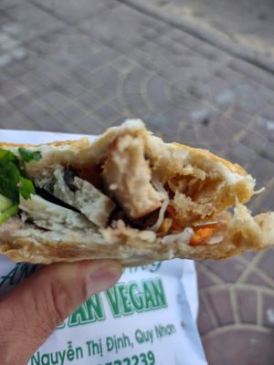 Banh Mi was good 👍🏽 at Chay Minh An in Qui Nhon