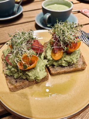Avocado Brote  at CoalMine Cafe in Winterthur