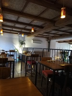 Inside (upstairs) at NORI WAY in Milan