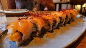 "Salmon" Sushi at NORI WAY in Milan