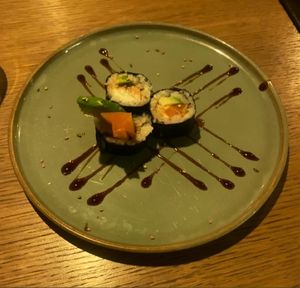 Futumaki lassa (prima volta che il salmone vegano e non mi è dispiaciuto per niente)  at NORI WAY in Milan