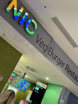   at NIC Veg Burger Restaurant in Stuttgart