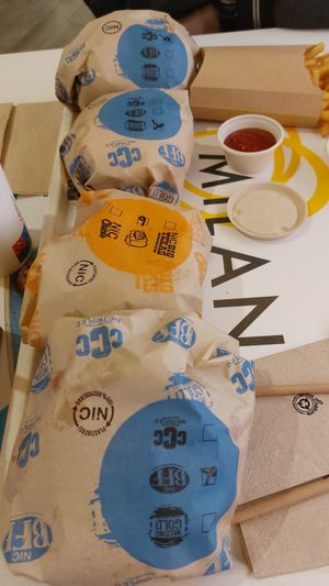  at NIC Veg Burger Restaurant in Stuttgart