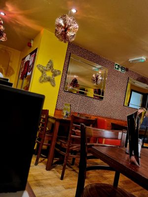 Cute interior! at Cafe Go-Go in Glasgow