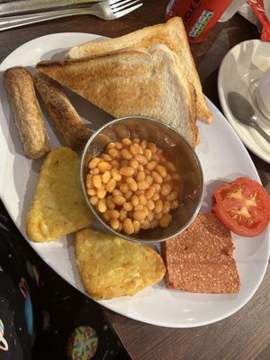 Vegan breakfast   at Cafe Go-Go in Glasgow