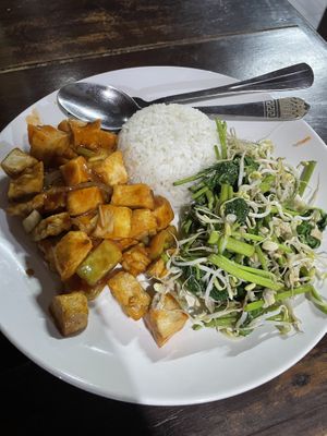   at Felice's Vegetarian Restaurant in Kuta