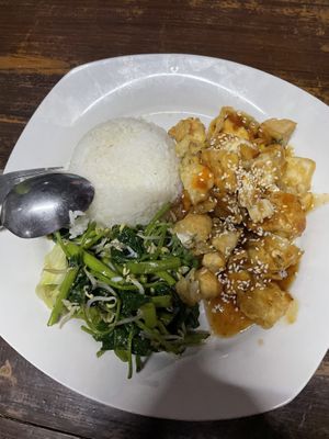   at Felice's Vegetarian Restaurant in Kuta