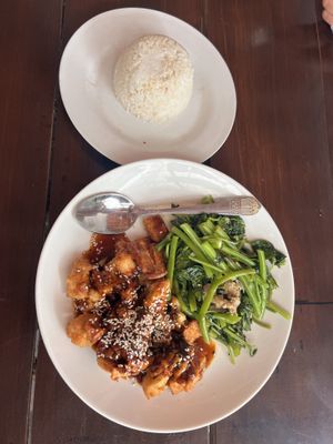   at Felice's Vegetarian Restaurant in Kuta