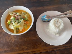   at Felice's Vegetarian Restaurant in Kuta