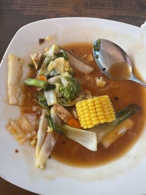   at Felice's Vegetarian Restaurant in Kuta