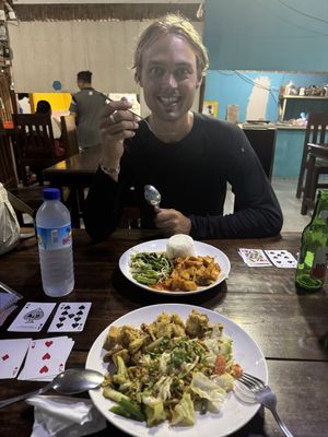   at Felice's Vegetarian Restaurant in Kuta