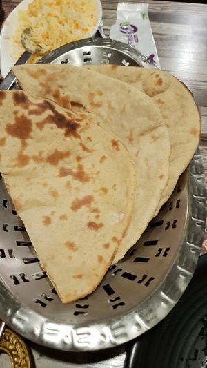 Vegan naan (not in menu) at Bombay Brau in Seoul