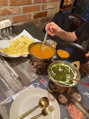 vegetarian  at Bombay Brau in Seoul