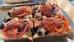   at Woodward Pizza in Edmond