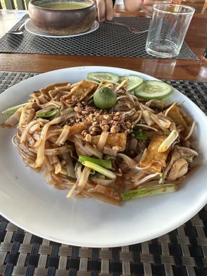 Tofu pad Thai   at Hungry Monkeys in Cebu