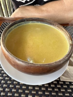 Pumpkin soup  at Hungry Monkeys in Cebu