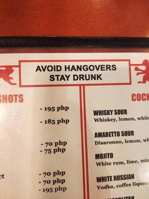 Yes sir! at Hungry Monkeys in Cebu
