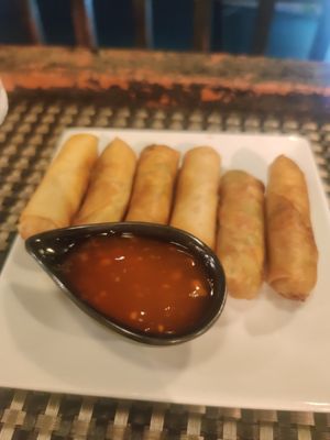Sping rolls at Hungry Monkeys in Cebu
