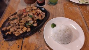 Tofu Sisig at Hungry Monkeys in Cebu