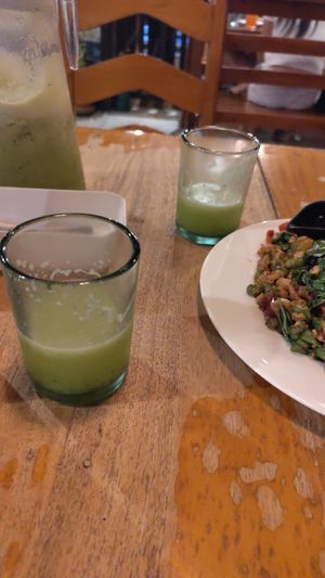 Cucumber and pinapple juice (pitcher) at Hungry Monkeys in Cebu