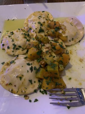 Vegan fall ravioli   at Bar Grazie in Massapequa Park