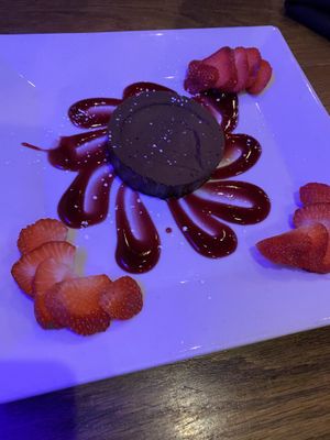Chocolate vegan cheesecake   at Bar Grazie in Massapequa Park