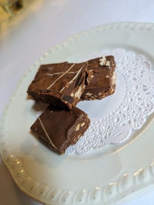 Vegan tiffin at Roman Camp Hotel in Callander