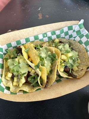 Bella Al Pastor Tacos  at Grateful Planet Foods - Food Truck in Denver